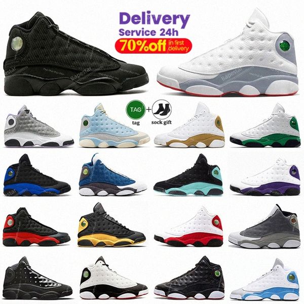 Jumpman 13s 13 Panda Flint Cat Wheat Celestine University Blue Wheat Bred Court Purple Starfish He Got Game Hyper Royal Мужские баскетбольные кроссовки J13 кроссовки