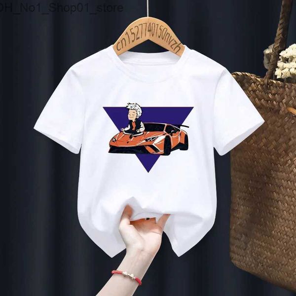 T-shirt per bambini 100% magliette Merch A4 Lamba Stampa Abbigliamento casual per la famiglia Set ragazzi ragazze Moda Top Q240218