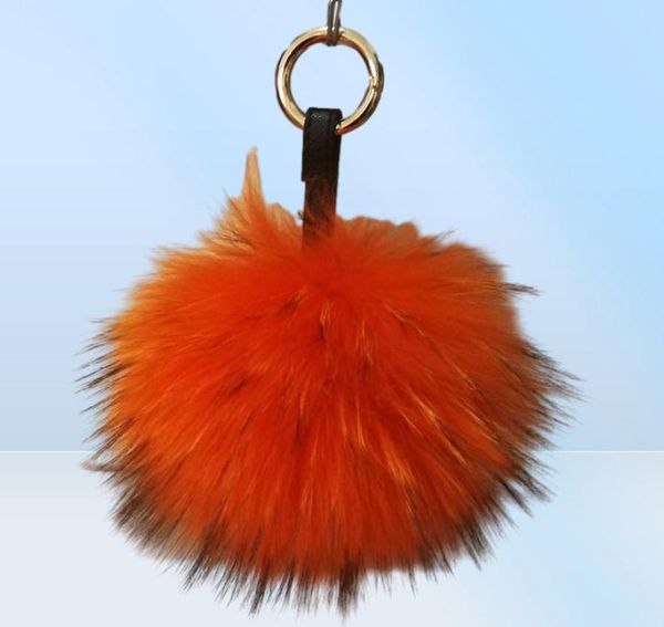 Portachiavi y Vera Palla di Pelo Portachiavi Soffio Mestiere FAI DA TE Pompon Nero Pom Portachiavi Uk Fascino Donne Borsa Accessori Regalo6487103