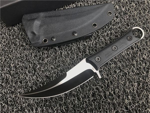 Sonderangebot SBK Feste Klinge Taktisches Messer D2 Schwarz Titan Beschichtung Klinge CNC Finish G10 Griff Outdoor Camping Jagd Messer Mit K Mantel