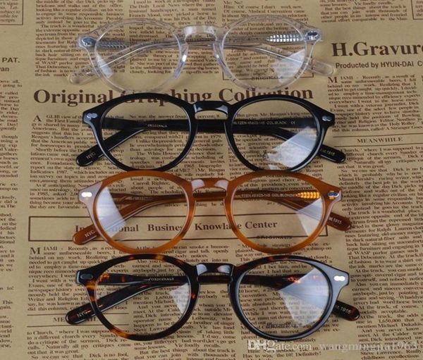 Оправа для очков Miltzen, прозрачные линзы, очки Джонни Деппа, очки для близорукости, ретро oculos de grau, оправа для очков для мужчин и женщин, близорукость8466293