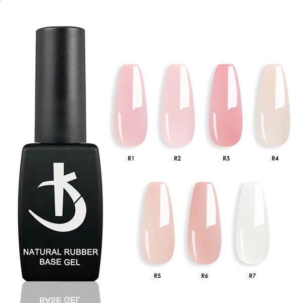 Base in gomma bianca lattea Smalto gel Base rosa nudo per smalto gel Semipermanente colore naturale Gellac Nails Art Smalto uv led Lak 240127