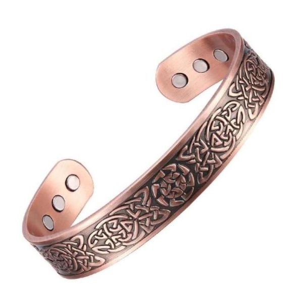 Bangle Pure Copper Pulseiras para Mulheres Homens Energia Magnética Pulseira S Big Cuff Bangles Health Care Jewelry2592166 Drop Delivery Dhnwz