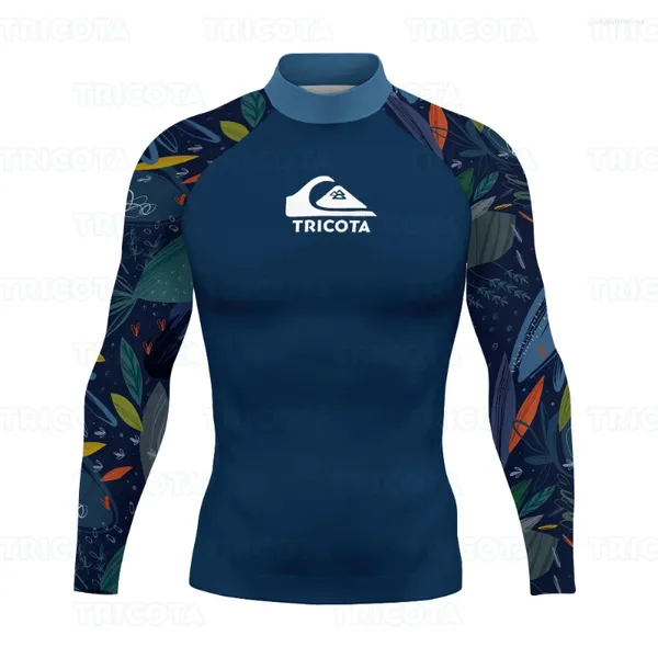 Costumi da bagno da donna T-shirt da nuoto da uomo Protezione UV Rash Guard Sport acquatici Abbigliamento da mare Immersione Rashguard Manica lunga Abbigliamento da surf