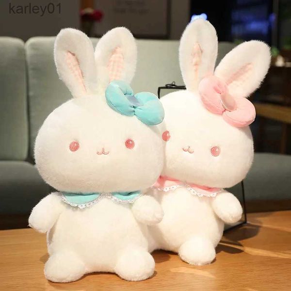 Animali di peluche ripieni Simpatico coniglio Giocattolo morbido Kaii Bunny Peluche Regalo bambola per bambini Ragazze Festa di compleanno Decorazioni natalizie YQ240218