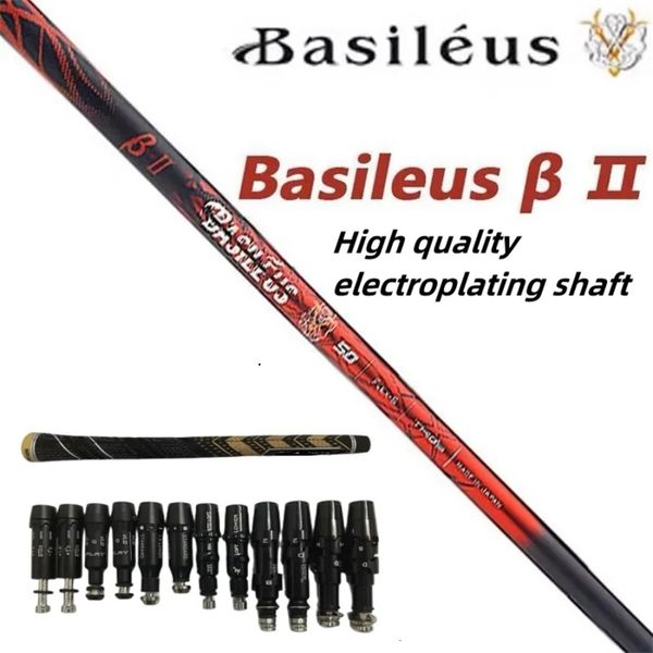 Golfschaft Basileus Generation II galvanisierter Golfschlägerschaft RS Flex Graphitschaft Kostenlose Montagehülse und Griff 240124