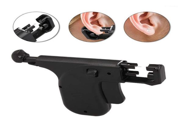 1pc profissional sem dor segurança orelha piercing arma conjunto estéril dupla pistola plug piercing ferramenta máquina kit parafuso prisioneiro escolher design17359528