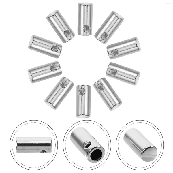 Broches de metal com cordão e fivela, fechaduras para roupas, rolha, calças diy, cadarços com capuz