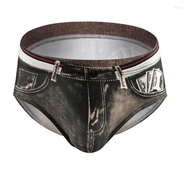 Unterhosen Sexy Unterwäsche Männer Kurze Druck Herren Slips Cueca Masculina Ropa Interior Hombre Calzoncillos