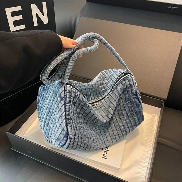 Abendtaschen Nische Design Trend Frauen Umhängetasche Mode Personalisierte Crossbody European American Street Denim Pillow Sac