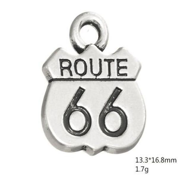 Acquista 2021 Gioielli con ciondoli per segnaletica stradale DIY Route 66 per realizzare altri gioielli personalizzati3210042