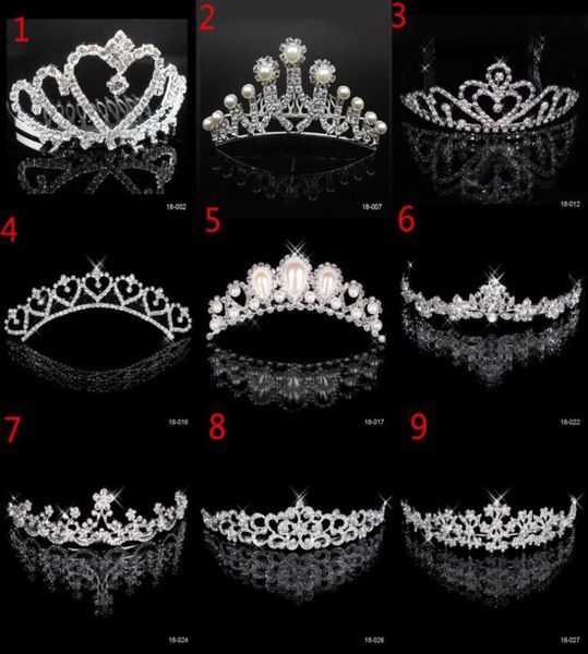 Auf Lager Strass Kristall Hochzeit Party Prom Homecoming Kronen Band Prinzessin Braut Tiaras Haarschmuck Fashion6573857