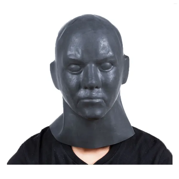 Bras Setleri Monnik 3D Kalıp Kauçuk Lateks 1.0mm Maske Fetiş Fit Head 59-62cm Cosplay Bodysuit Cadılar Bayramı Partisi