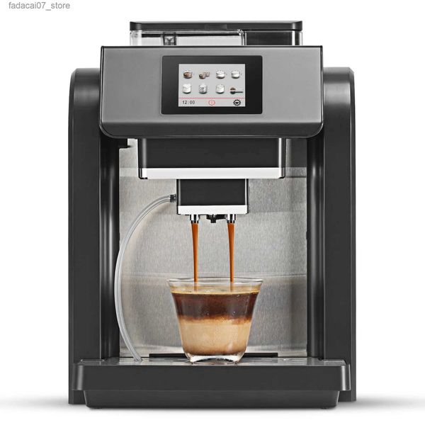 Kahve Makineleri McIlpoog ES317 Sütlü Frotheritive Dokunmatik Ekran ile Tam Otomatik Espresso Makinesi HomeOffice ve Daha Fazlası için 7 Tat. S240218