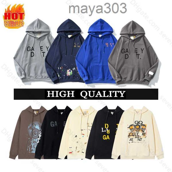 Designers Hoodies Galleryes Depts Hoody Mens Mulheres Moda Hoodie Inverno Homem Manga Longa Homens Mulheres Roupas Combine Todas as Temporadas Tops Gd # 9FTU 9FTU