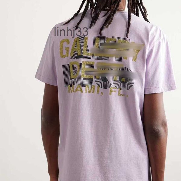 Erkek Tişörtler Galerilerin Tasarımcısı Tees Gömlekleri Lüks Moda Erkek Marka Kısa Kollu Hip Hop Sokak Giyim Üstleri Giyim Giysileri D-22 XS-XL188SOTHS