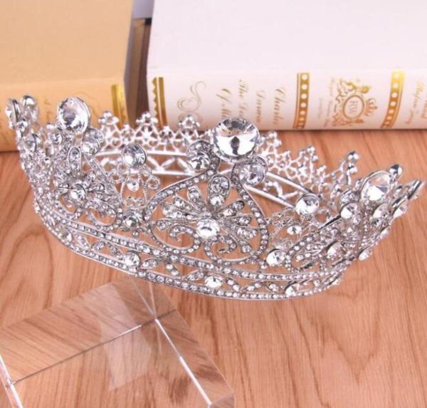 Luxo liga diamante coroa noiva jóias casamento tiara noiva coroa de casamento nupcial bandana acessórios para o cabelo festa casamento tiara9333199