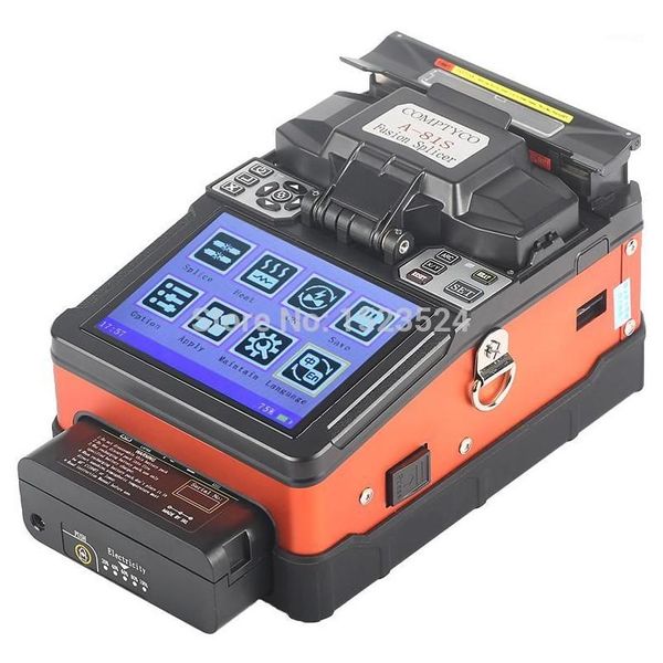 Attrezzatura per fibra ottica A-81S Arancione Sm Mm Matic Fusion Splicer Hine Fibra ottica Splicing Drop Delivery Elettronica Telecomunicazioni Dh07X