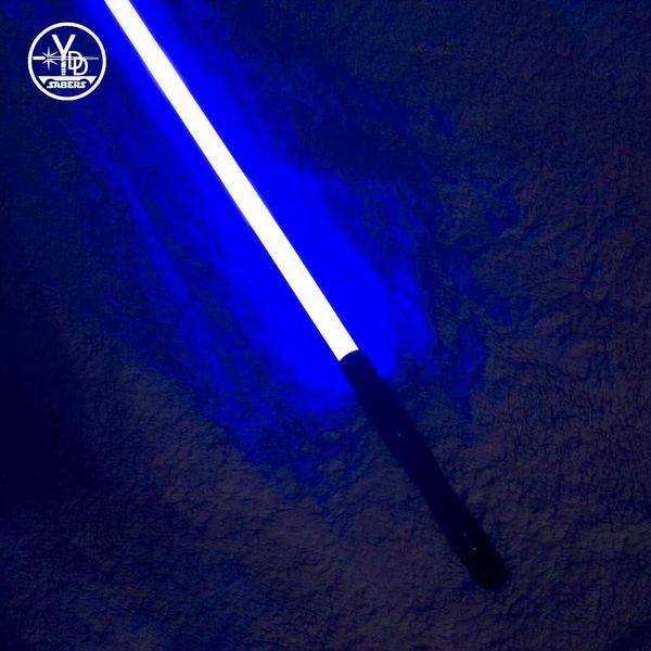 YDDSABER Pro Lichtschwert, Jedi Sith Force FX LED Schweres Duell, wiederaufladbares Lichtschwert für Erwachsene und Kinder, Metallgriff, lauter Ton