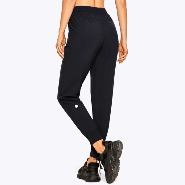 Verão feminino lu leve joggers calças de secagem rápida correndo sweatpants atlético treino calças de pista-27.5 polegadas calças pantalones