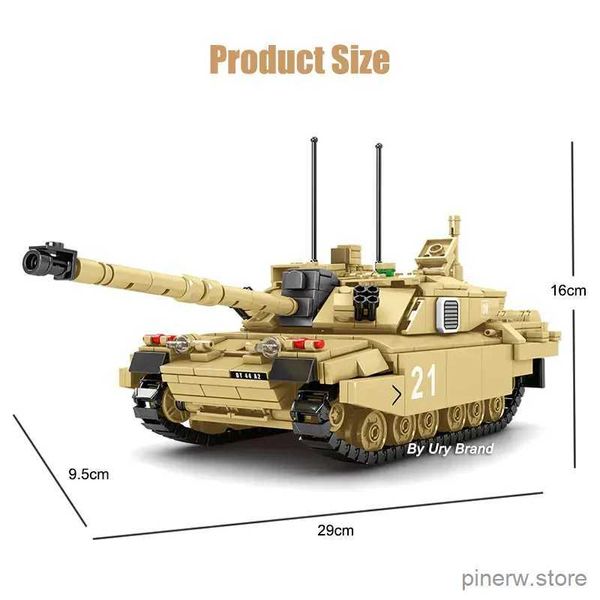 Blocos de tanque militar da segunda guerra mundial, mbt m1a2, abrams fv 4034, desafiador-2, conjunto de carros de canhão, soldados, blocos de construção, brinquedos para meninos, presentes