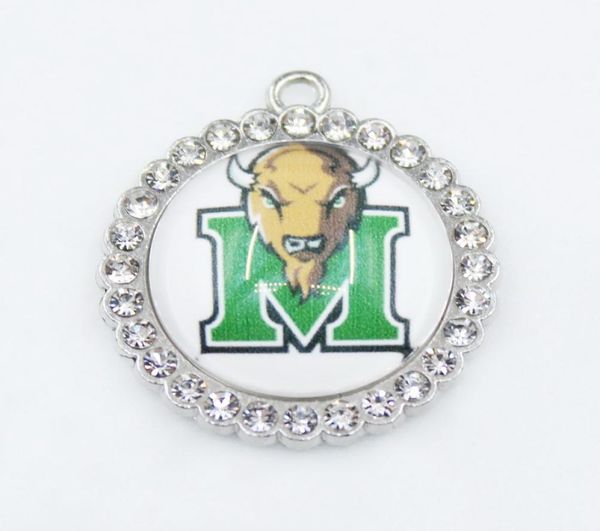 US College Team Thundering Herd Ciondola Charms Sport Fai da te Bracciale Collana Ciondolo Gioielli Ciondoli appesi3846886