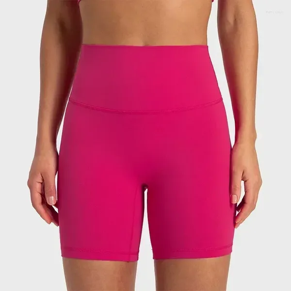 Aktive Shorts Luulogo Align Damen Sporthose mit hoher Taille, dünn, 15,2 cm, atmungsaktiv, schnell trocknend, Laufen, Fitness, Workout, Yoga, Hose, Radfahren, kurze Hose