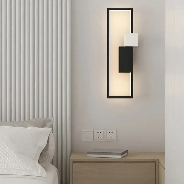 Lâmpada de parede moderna lâmpadas led para sala estar estudo quarto cabeceira corredor escadas luzes decoração para casa luminárias interiores