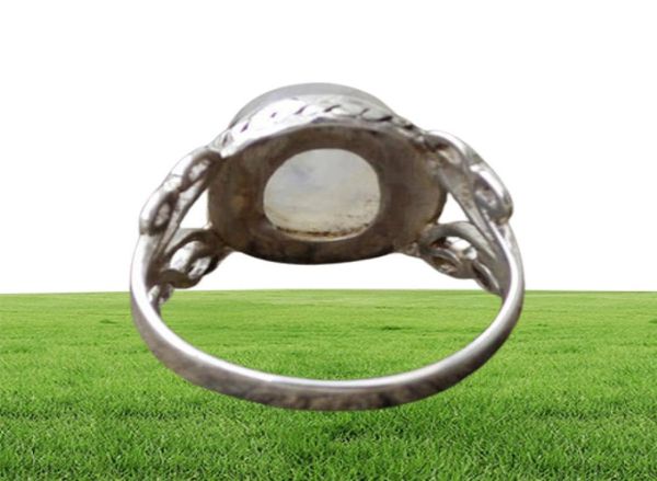 Anéis de cristal de cura grande vintage para mulheres boho antigo indiano moonstone anel joias meninas presentes jz03015185904497169
