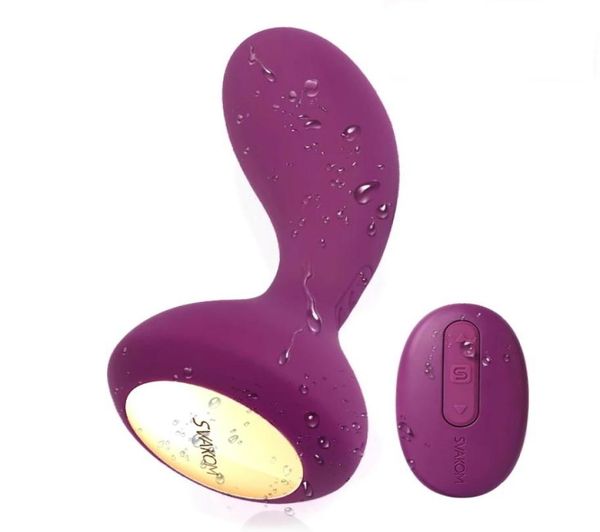 Giocattoli del sesso per coppie Svakom Julie adulto ABS silicone plug anale vibratore uomo erotico massaggiatore prostatico Vibrador BuPlug uomini Gay9706149