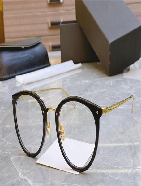 Occhiali di moda di alta qualità linda Occhiali da vista di marca oculos LFL251 placcatura in oro 18 carati occhiali da donna de sol lunetta con origina8518646