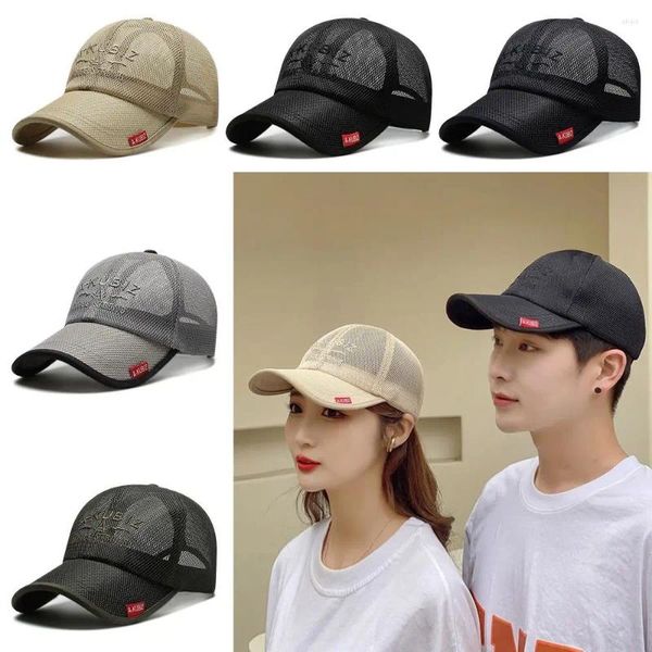 Шариковые кепки, быстросохнущие мужские и женские регулируемые летние солнцезащитные шапки, бейсбольная кепка с защитой от солнца, полная сетка