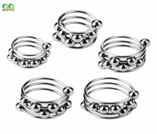 Co 18 masculino aço inoxidável cockrings de metal grosso brinquedos sexuais atraso tempo ejaculação embalagem bloqueio erótico gspot prdoucts adulto acc1153670