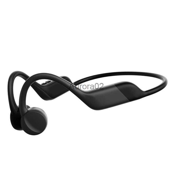 Handy-Kopfhörer Knochenleitungskopfhörer Drahtloses Bluetooth 5.0-Headset MP3 mit 32G RAM integriertem Mikrofon Schwimmen für Workout Sport YQ240219