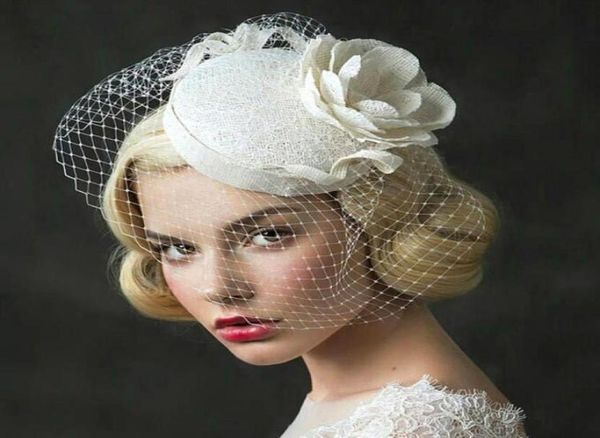 Cappello da fiore alla moda Diademi da sposa con perle Copricapo in cotone Fasce da sposa Diademi Corone Accessori per capelli da sposa76936438073863