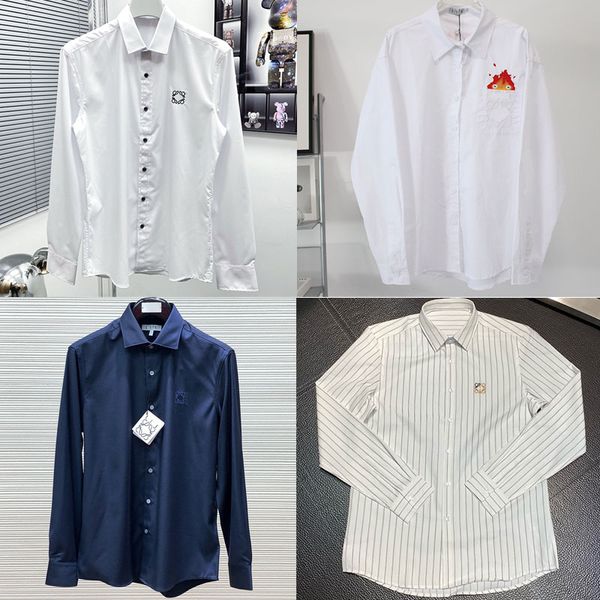 Herren-Overshirt, Damen-Calcifer-Taschenhemd aus Baumwolle, klassische Hayao Miyazaki Howls Moving Castle-Kapselkollektion, täglich lässige Designer-Hemden für Herren
