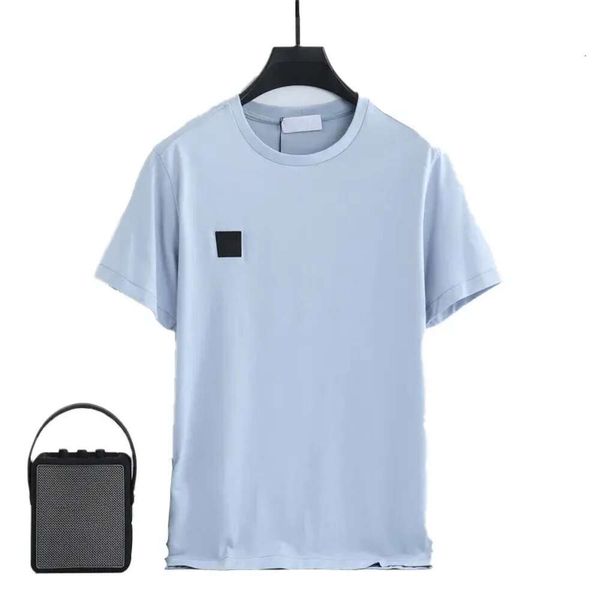 Sommerliebhaber Freizeit Poloshirt Baumwolle Herren T-Shirts Locker und einfach bedruckt Logo Brief Rundhalsausschnitt Kurze Ärmel