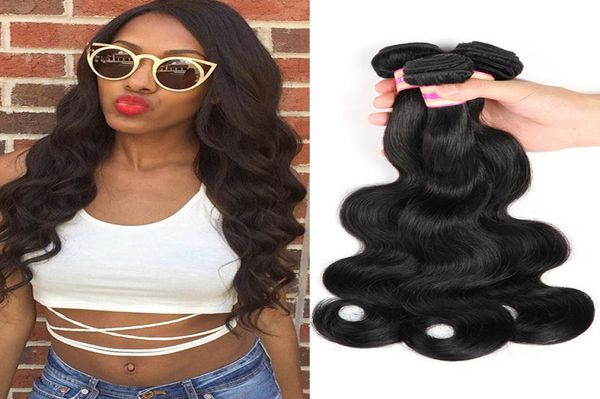 Mink cabelo virgem brasileiro tece onda do corpo em linha reta feixes de cabelo humano 9a não processado bodywave remy extensões de cabelo humano 8477547