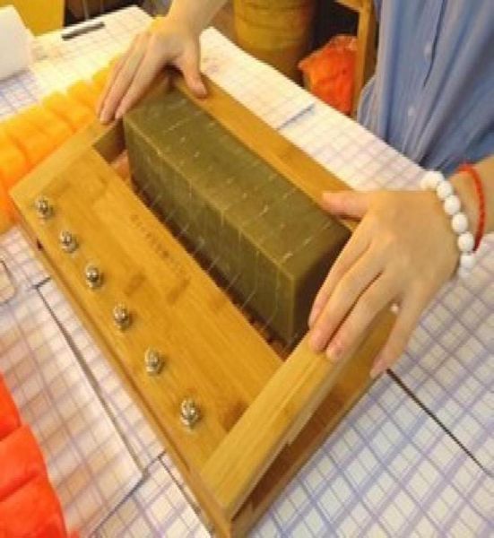 XZN002 taglierina per sapone artigianale in bambù di NUOVA generazione 11 pezzi uno strumento per sapone fatto a mano facile e veloce una volta 1pz vendita al dettaglio73927527066955