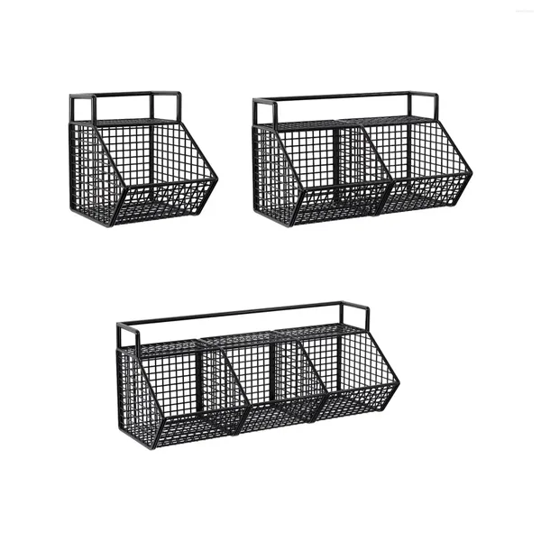 Adesivos de armazenamento de cozinha pequena cesta de metal bandeja de malha de alimentos de fazenda prateleira de frutas vegetais