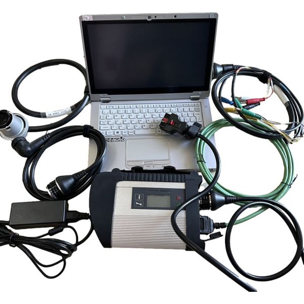 PCB relè originale di qualità AAA + MB STAR C4 SD Connect Compact 4 Strumento diagnostico WIFI con xentry 2023.09 e laptop CF-AX2
