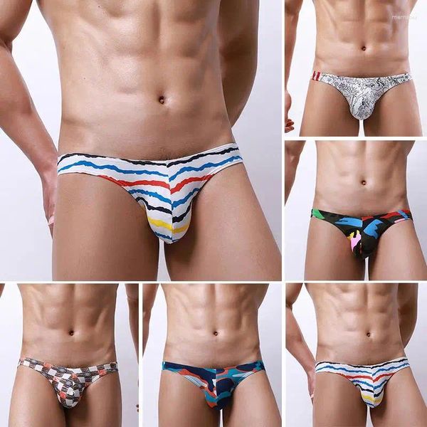 Cuecas sexy homens briefs roupa interior dos homens calcinha de cintura baixa t-back tangas g-strings bikini gay hombre deslizamento masculino