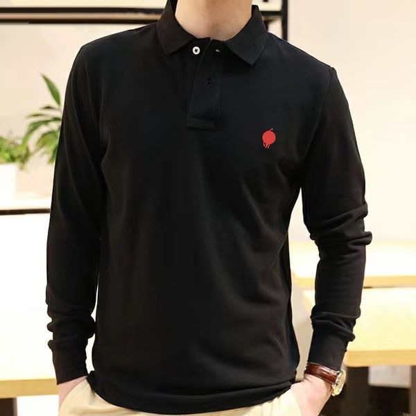 Polo da uomo di marca Ralphs a maniche lunghe da cavallo Polo da uomo Camicie Camicia di moda da donna High Street Casual Top T-shirt Abbigliamento di lusso Laurens