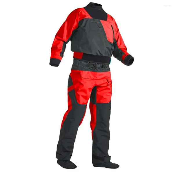 Roupa de banho feminina caiaque drysuit para homens juntas de látex com neoprene push flatwater oceano rio vela stand-up paddle embarque