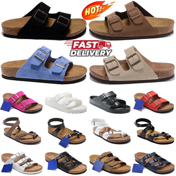 Designer-Hausschuhe Boston Clog Herren Slide-Schuhe klassische Pantoufle-Mode-Plateau-Sandalen schwarz weiß grau Leder Mesh Outdoor-Damen-Sandalen Sandales billiger