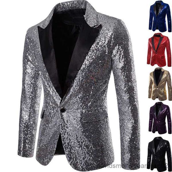 Herrenanzüge Blazer Herren Blazer Bankett Hochzeit Blazer Party Blazer Bar Nachtclub Anzug Herren Mäntel Heller Anzug Paisley Anzug Mode Herren Anzug