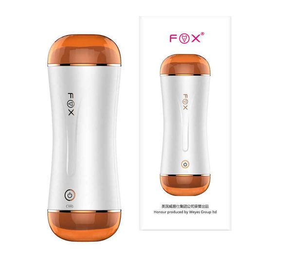 Masturbadores Double Fun S2 Head Sound Intelligent Aircraft Cup Dispositivo de masturbação masculino Brinquedo sexual adulto