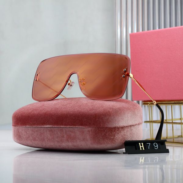 2024 Новые живые солнцезащитные очки роскошная квадратная женщина дизайнер бренд ретро рамки Большой солнце