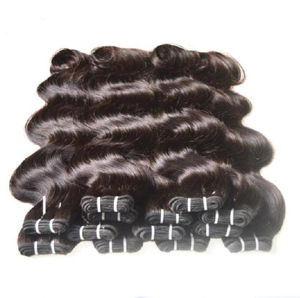 Todo 8a cabelo virgem brasileiro 100 extensões de cabelo humano pacote preto natural onda do corpo brasileiro virgem cabelo humano weav456157363597