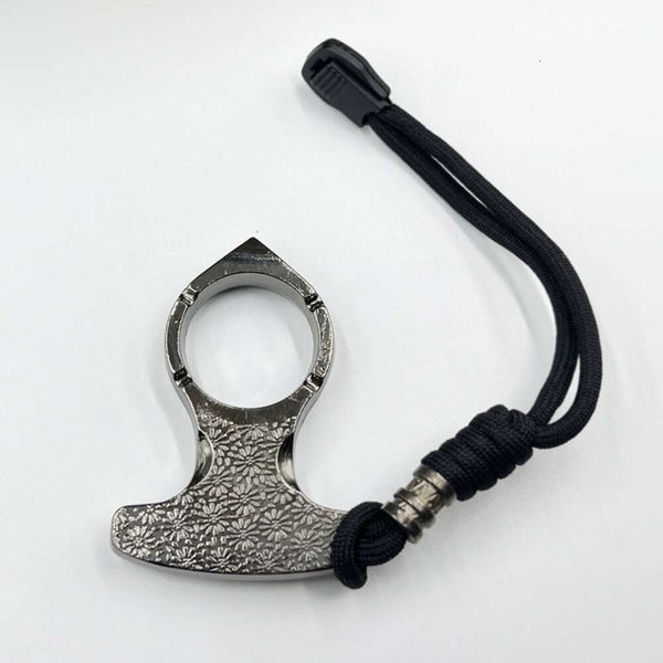 Брелок для ключей с изображением тигра, оборудование для самообороны, оборудование для разбивания окон, пряжка для кулака, ручная скоба, дизайнерский набор волков, кольцо и закон BZ31